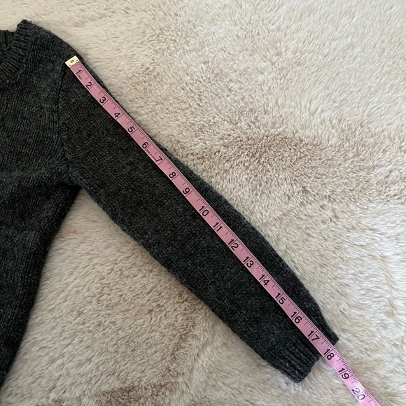Abercrombie & FitchGrey Wool Alpaca Blend Button Sweater Size Small - Picture 8 of 9